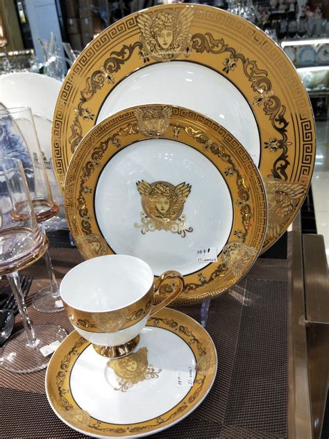 versace dinner set replica|gianni versace dinner plate set.